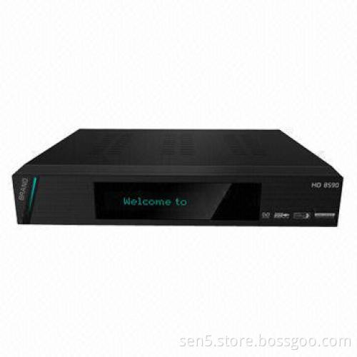 DVB-S2/T Receiver, Android + Linux, 1CA/1CI/3 USB/Ethernet, Wi-Fi Embedded, SD Card Reader